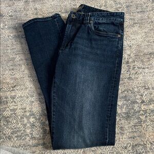LL Bean Signature Slim Straight Dark Wash Jeans 32x34